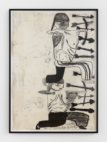 Tal R , Adidas Boy (bow & arrow), 2018 , Anton Kern Gallery