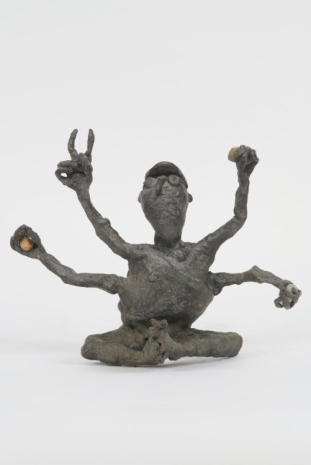 Francis Upritchard, 4 Arms and Sunglasses, 2023, Anton Kern Gallery