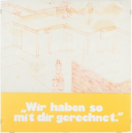 Kai Althoff , Wir haben so mit dir gerechnet, 1991 , Galerie Buchholz