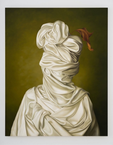 Ewa Juszkiewicz , Silk and Musa Leaf, 2025 , Almine Rech