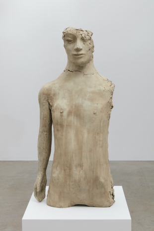 Mark Manders, Bonewhite Clay Torso, 2014-2026 , Tanya Bonakdar Gallery