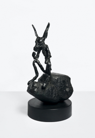Barry Flanagan , Thinker on Rock, Medium, 1997 , Galerie Lelong
