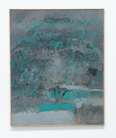Sarah Grilo , Green Gray Graffiti, 1977 , Galerie Lelong