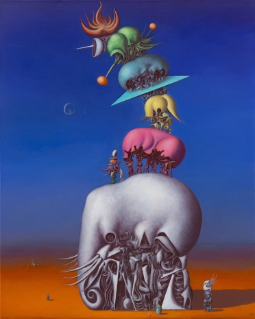 Fanseng Wang, An Elephant Carrying a Sky Full of Stars, 2025, Perrotin