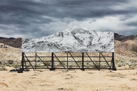 JR, Giants, Death Valley, Billboard, Mars 5, 2017, 9:46 am, California, USA, 2017 , Perrotin