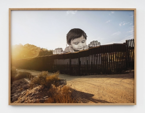 JR, GIANTS, Kikito, October 7, 2017, 7.43 a.m., Tecate, Mexico - U.S.A., 2017, Perrotin