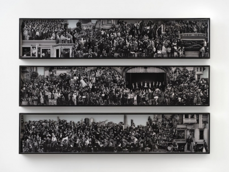 JR, The Chronicles of San Francisco, Triptych, Work in progress, USA, 2018, Perrotin