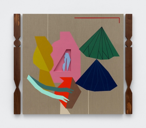 Caroline Kent, Behind the sofa, at the table, in the floorboards, 2026 , Casey Kaplan