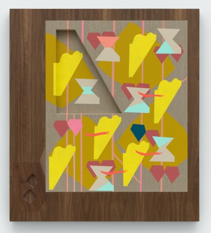 Caroline Kent, Yellow flowers in a vase, outside her bedroom, 2026 , Casey Kaplan