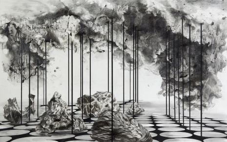 Katja Davar, Otherworldly, dancing somewhere above the digital sublime, 2021, BERNHARD KNAUS FINE ART