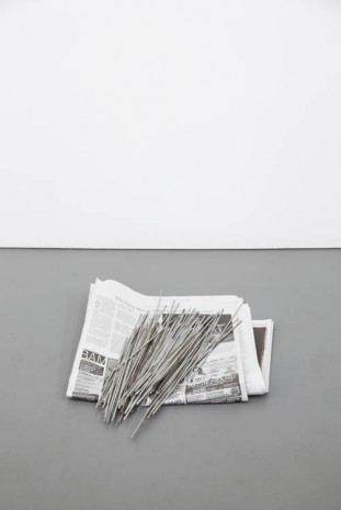 Paul Elliman, 2nd Avenue Blades (Wrapped in Times), 2013, WALLSPACE (closed)