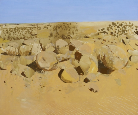 Gilles Aillaud , Désert, 1987, Loevenbruck