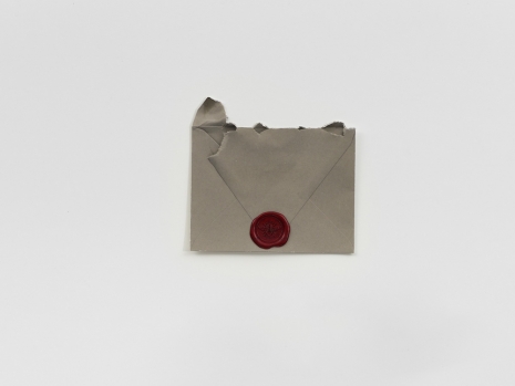 Spencer Finch, Gorgeous Nothing 37, Wax Sealed Envelope, 2026 , Lisson Gallery