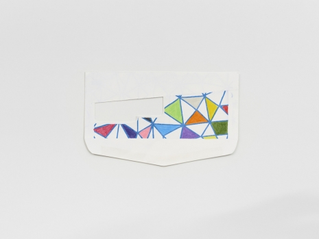 Spencer Finch, Gorgeous Nothing 40, Tesselation Study (non-adjacent triangles), 2026, Lisson Gallery