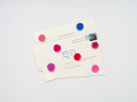 Spencer Finch, Gorgeous Nothing 53, Trying to remember the color of a bougainvillea (7 attempts), 2026 , Lisson Gallery