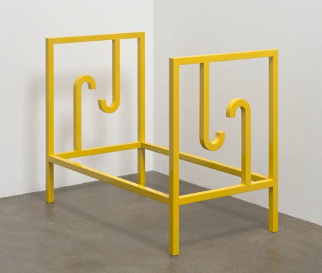 Elad Lassry	, Untitled (Yellow Bed), 2013, 303 Gallery