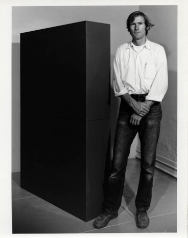 John McCracken, John McCracken in his studio, Costa Mesa, California, 1966, David Zwirner