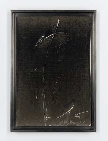 Jean Degottex, La Rose Noire, 1961, Mennour