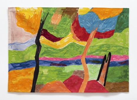Etel Adnan, Lueur d’été, 2018/2020 , Galerie Lelong
