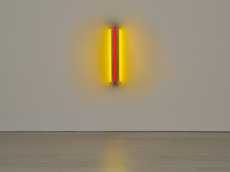 Dan Flavin, three fluorescent tubes, 1963, David Zwirner