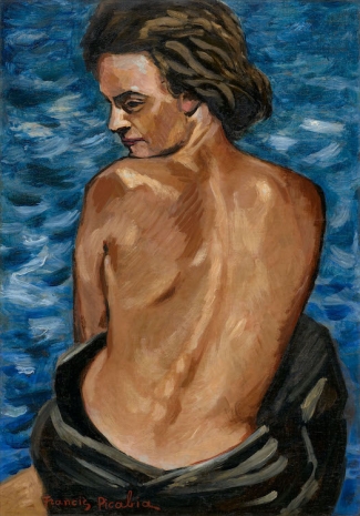 Francis Picabia, Nu de dos devant la mer (Nude from Behind, in Front of the Sea), Ca. 1942 – 1943 , Hauser & Wirth