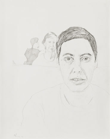 Collier Schorr, Portrait of Nicole in Front of a Mirror in April, 2021, Modern Art