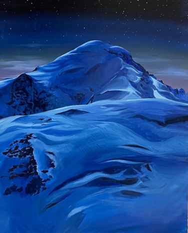 Raphaël Renaud, Mont Blanc et Dôme du Goûter, 2025 , Au Cube