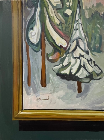 Raphaël Renaud, Coin de Munch, sapins, 2025 , Au Cube