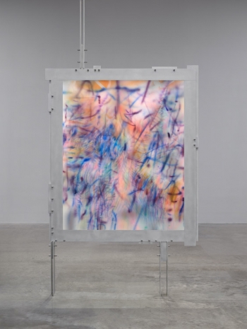 Julie Mehretu, TRANSpaintings (Omi Obini) / Upright Brackets, 2024-2025 , Marian Goodman Gallery