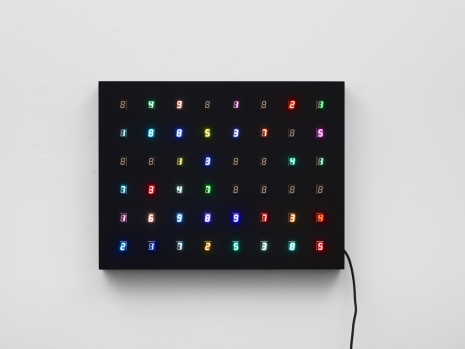 Tatsuo Miyajima , Forty Eight Lives -01, 2023 , Lisson Gallery