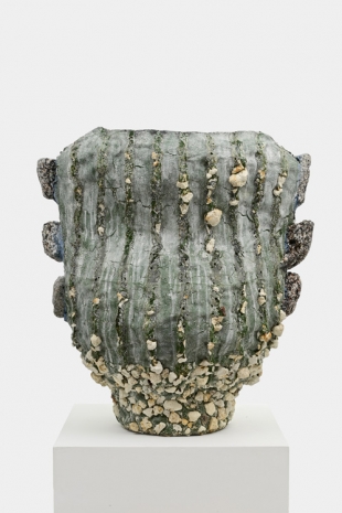 Masaomi Yasunaga, Vessel fused with stone, 2026 , Lisson Gallery