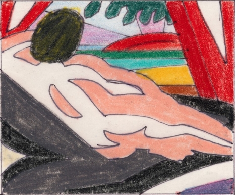 Tom Wesselmann, Drawing for Sunset Nude (Back), 2004 , Gagosian