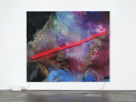 Mary Weatherford, Landslide, 2025 , Gagosian