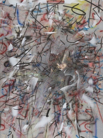 Julie Mehretu , When Angels Speak of Love (Barcelona), 2018 , Hauser & Wirth