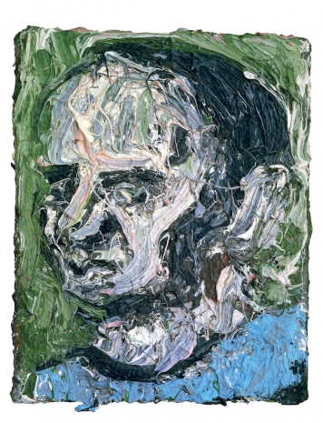 Leon Kossoff, Self-portrait No. 5, 1981, Luhring Augustine Chelsea