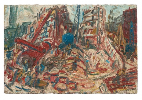 Leon Kossoff, Demolition of YMCA Building No. 2, Spring, 1971 , Luhring Augustine Chelsea