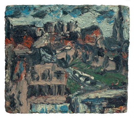Leon Kossoff, View of Hackney with the German Hospital, 1972 , Luhring Augustine Chelsea