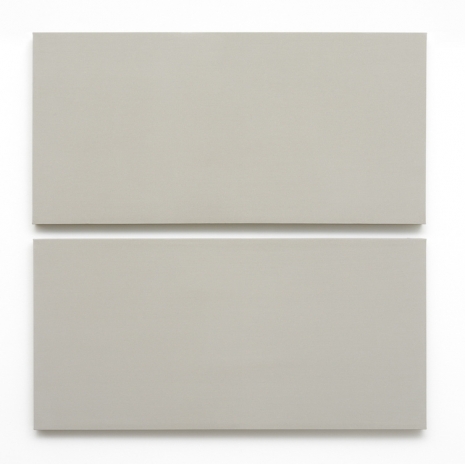 Alan Charlton , Square Painting in Two Parts, 2024 , Slewe Gallery