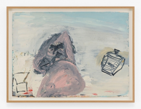 Roy Oxlade, Rose Lying Down, Arms up, with Electric Fire, 1988, Alison Jacques