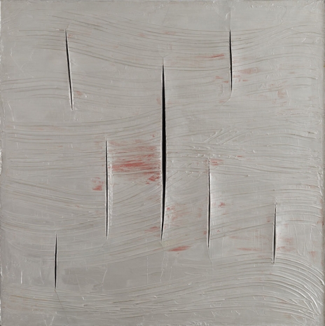 Lucio Fontana, Concetto spaziale, Venice moon (Spatial Concept, Venice Moon), 1961 , Hauser & Wirth