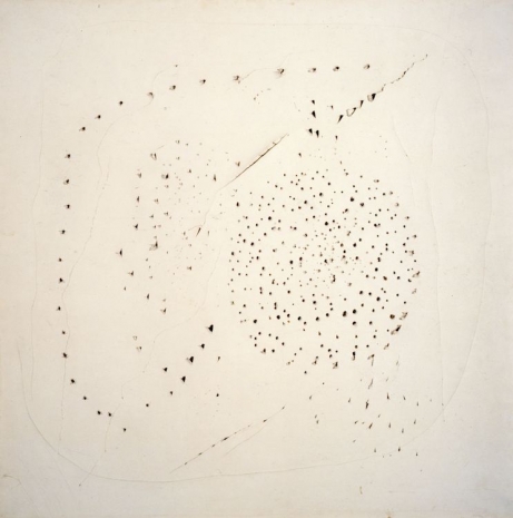 Lucio Fontana, Concetto spaziale (Spatial Concept), 1949 , Hauser & Wirth
