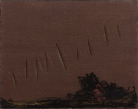 Lucio Fontana, Concetto spaziale, Attese (Spatial Concept, Expectations), 1959, Hauser & Wirth