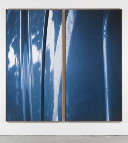 Jan Dibbets, Blue Diptych, 2012, Gladstone Gallery