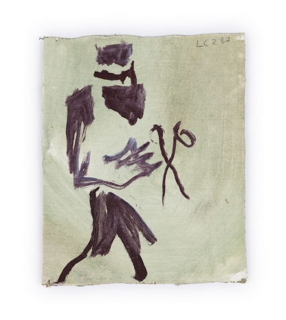 Luis Claramunt, Figura con tijeras, 1987   , Galería Ehrhardt Flórez