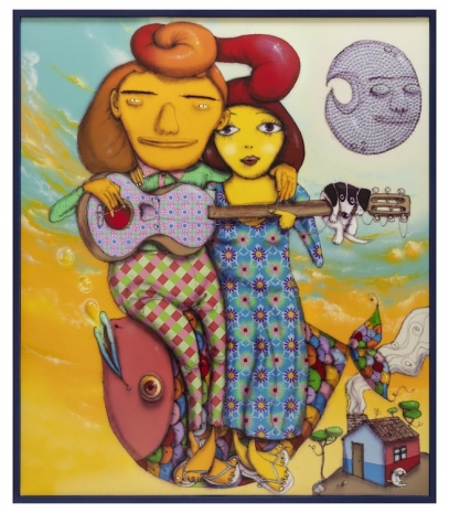 OSGEMEOS, Quando a música leva a mais pura imaginação / When Music leads to the purest imagination, 2026 , Lehmann Maupin
