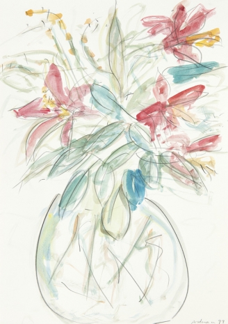 Etel Adnan, Flowers, 1999 , Galerie Lelong