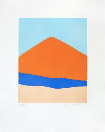 Etel Adnan , Guatemala, 2017  , Galerie Lelong