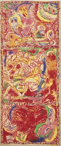 Pierre Alechinsky , Porté au rouge, 1978 , Galerie Lelong