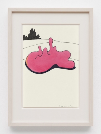 Ken Price, Pink Piece on Hill, 2011 , Lisson Gallery