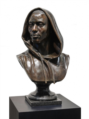 Kehinde Wiley , Barthélémy Senghor, 2020 (cast in 2021) , Sean Kelly